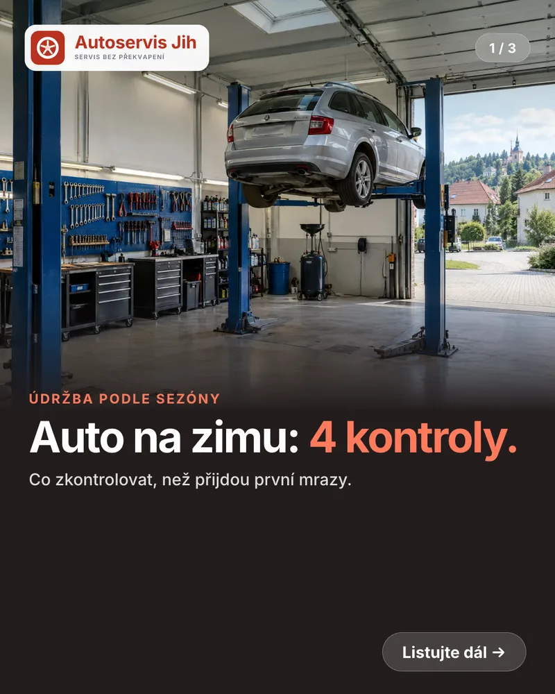 Karusel 1/3: Auto na zimu, 4 kontroly