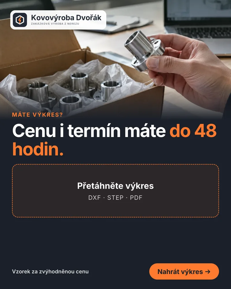 Kovovýroba Dvořák: cena a termín do 48 hodin