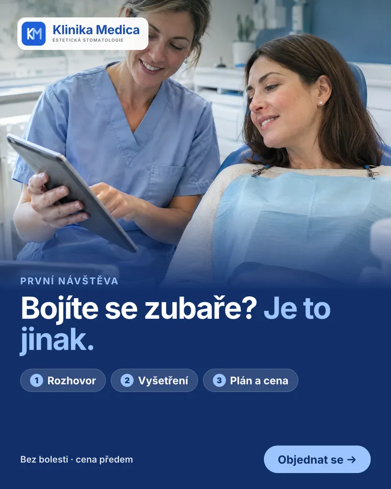 Reklama Klinika Medica: první návštěva krok po kroku