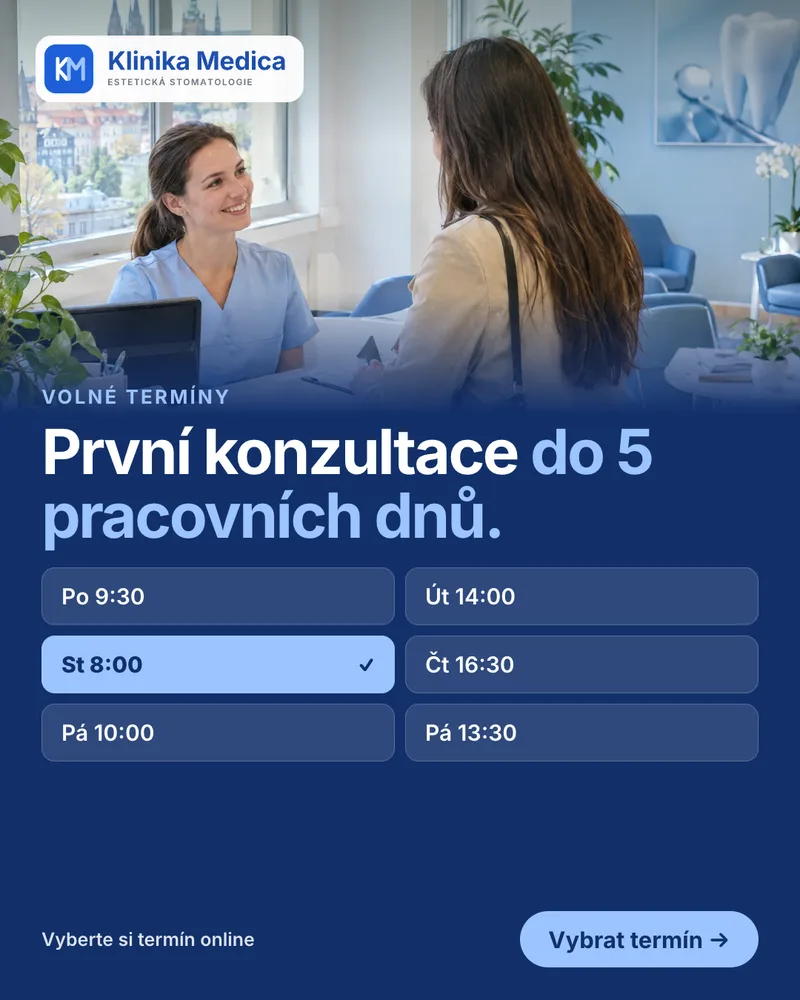Reklama Klinika Medica: volné termíny první konzultace