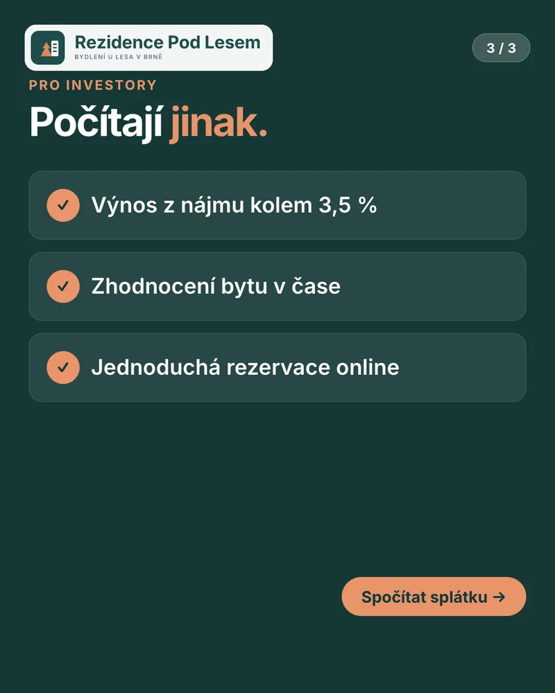 Karusel 3/3: Pro investory