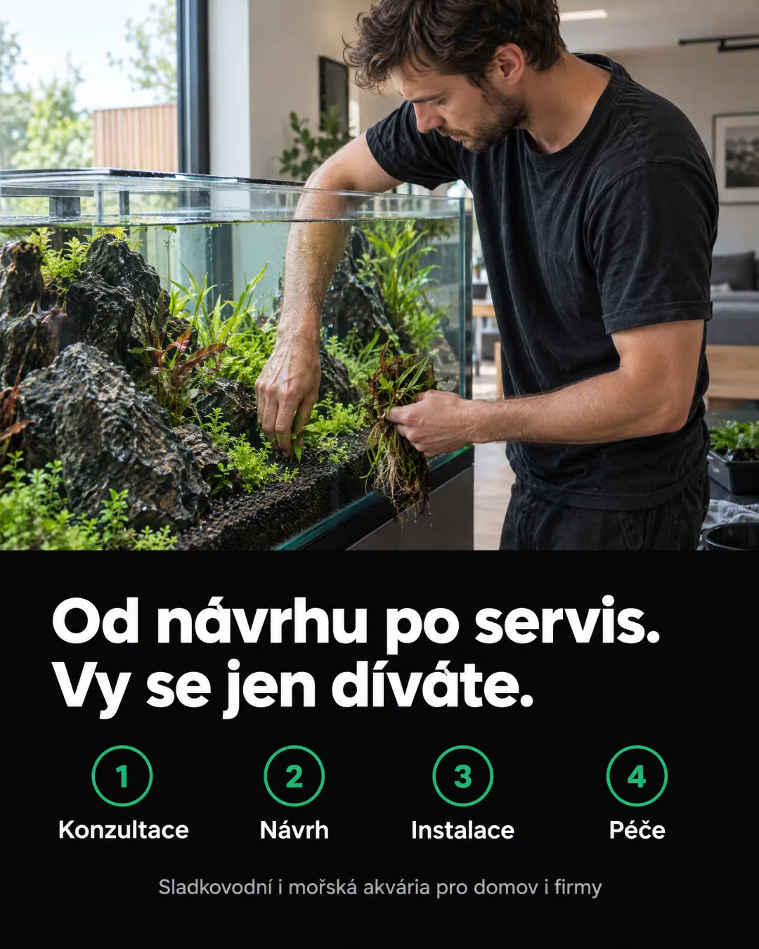 Ukázka reklamy: Akvária · Instagram 4:5