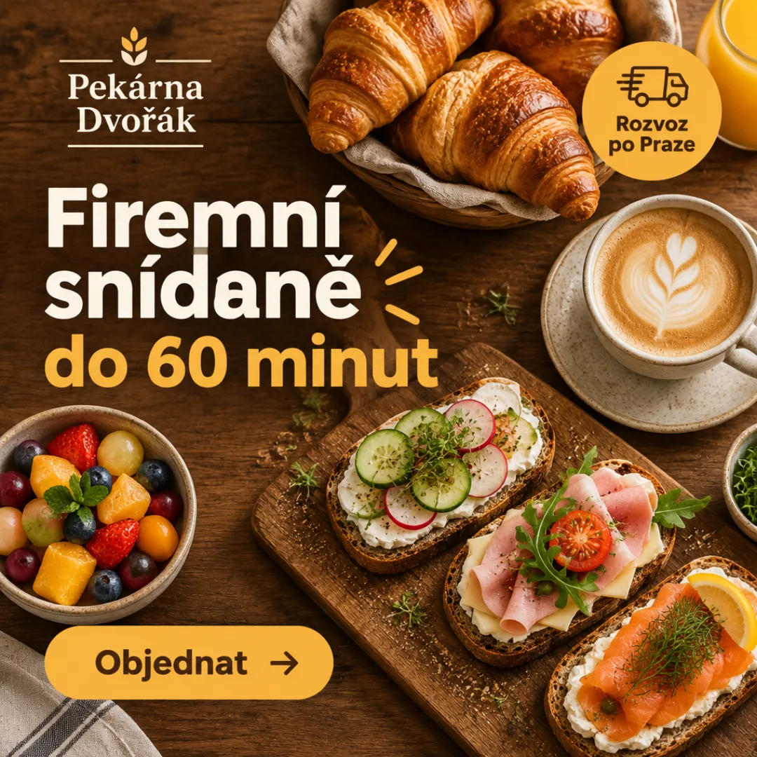 Ukázka reklamy: Pekárna Dvořák · Facebook 1:1